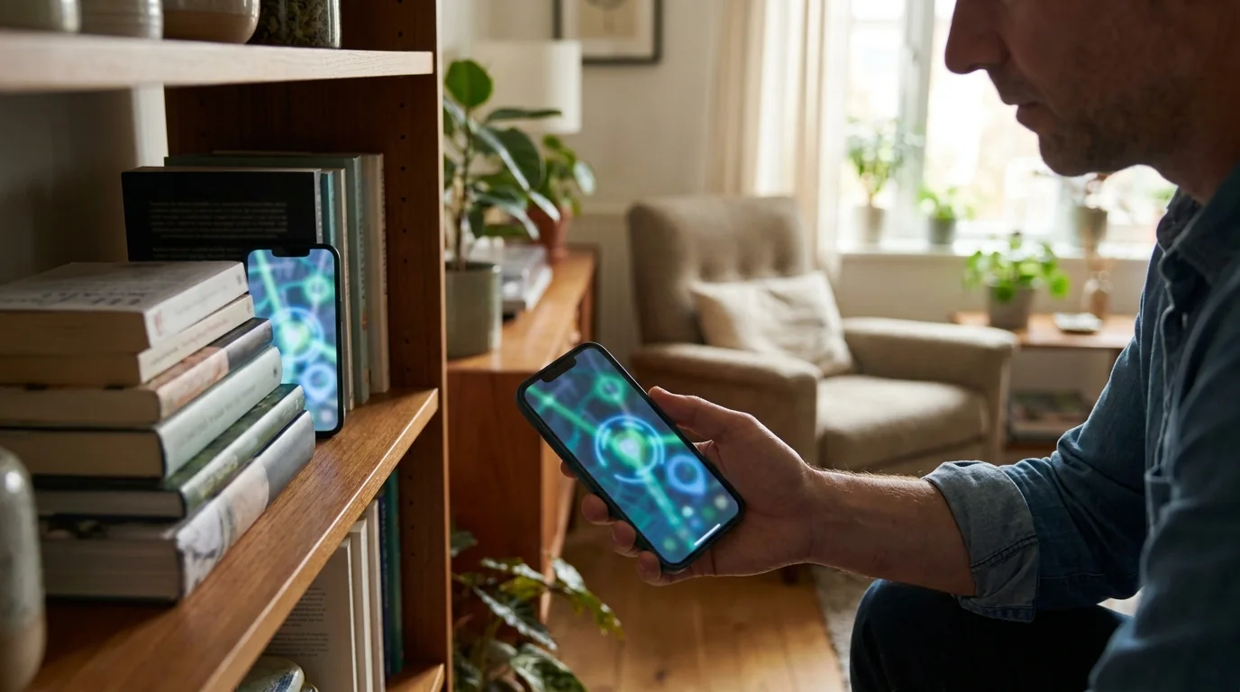 Ilustrasi editorial AI: Temukan dan Amankan Ponsel Android yang Hilang
