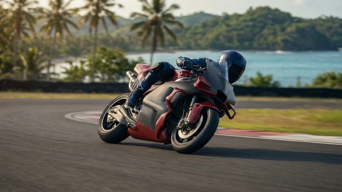 Ilustrasi editorial AI: Veda Ega Pratama Amankan Posisi Start Ketujuh Moto3 di Mandalika